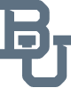 Baylor University logo in monochrome